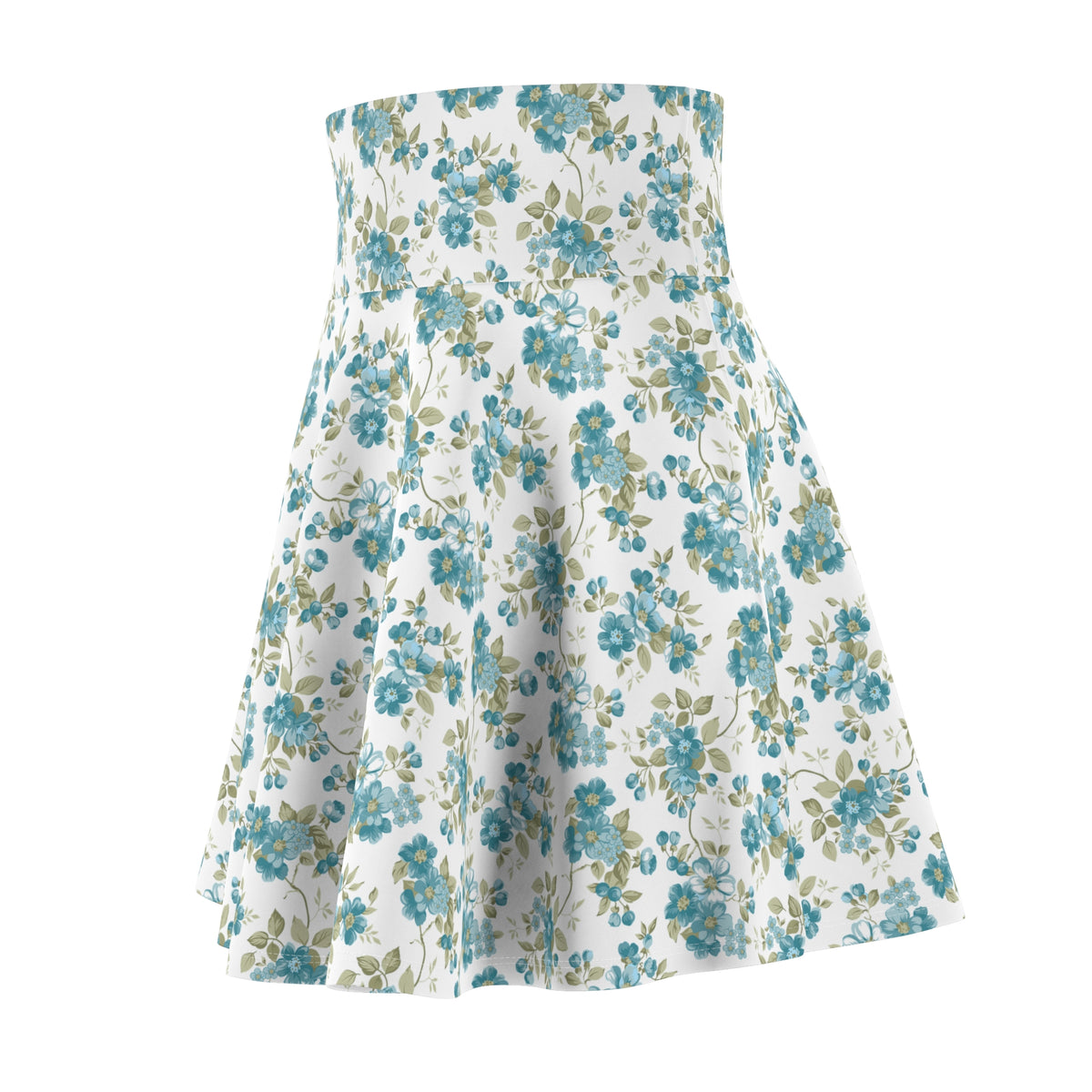 Floral Women's Skater Skirt, Boho Chic, Summer Style, Casual Wear, Everyday Fashion, Gifts for Her, Birthday Outfit