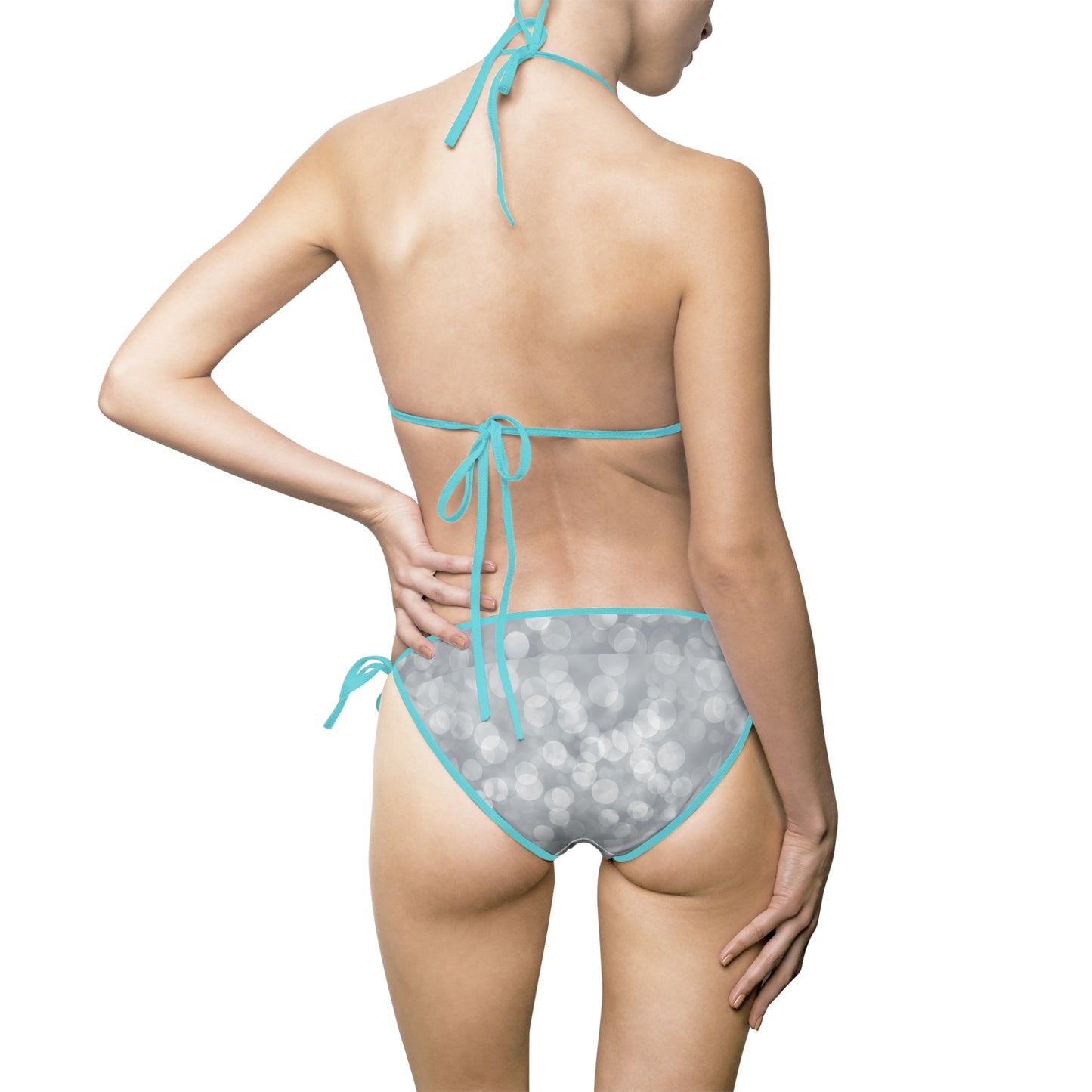 Polka Dot Women's Bikini Swimsuit - Perfect for Summer, Pool Parties, Beach Days, and Vacation Fun
