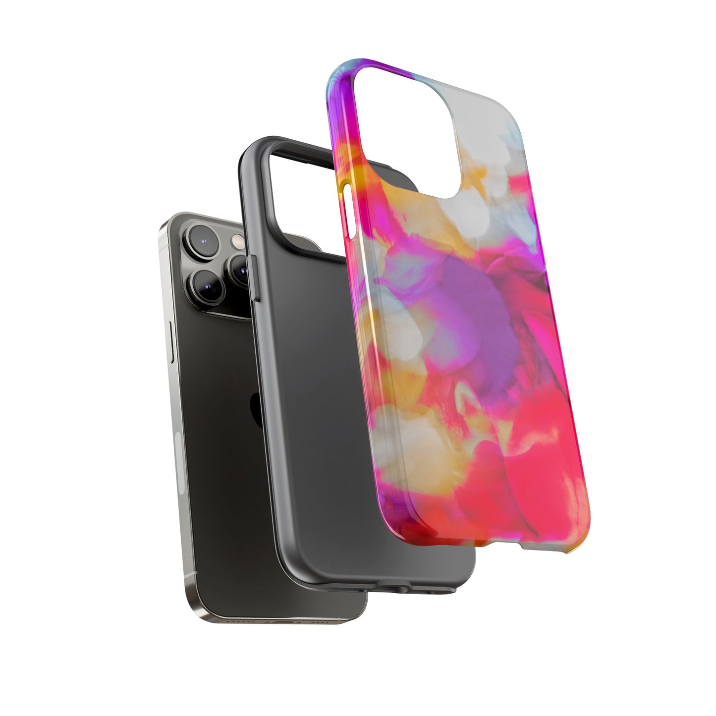 Floral Phone Case: Stylish Art for Your Device, Tough Cases, Gift for Her, Flower Print, Trendy Accessories, Phone Protection