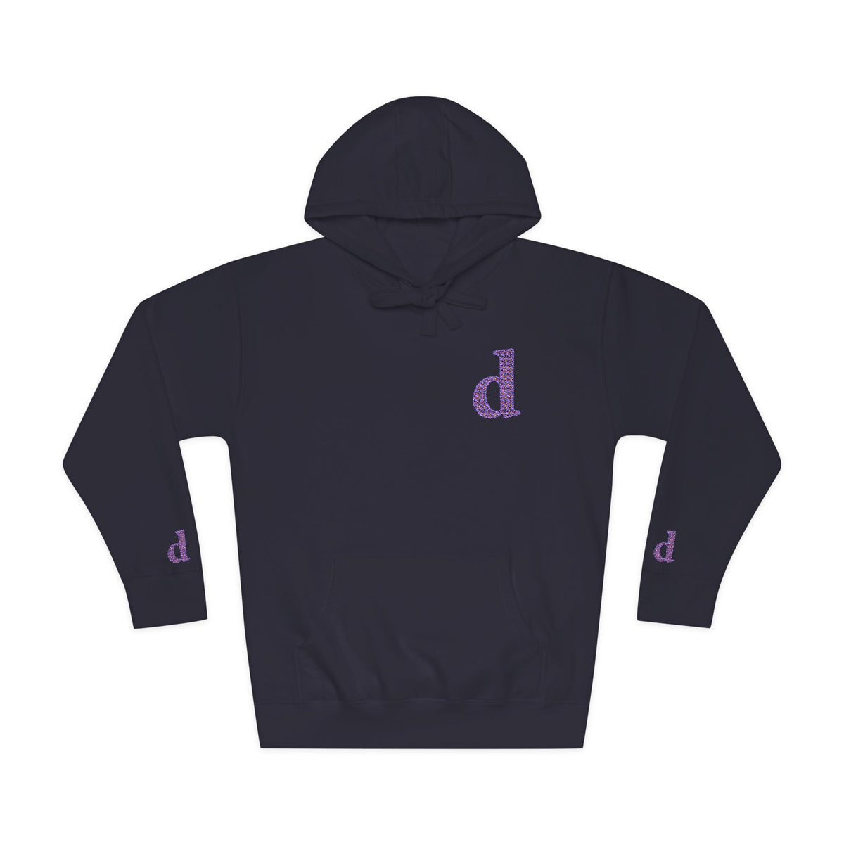 Floral Initial Unisex Fleece Hoodie | Cozy Casual Wear, Gifts for Her, Monogrammed Hooded Sweatshirt, Fall Fashion, Birthday Present