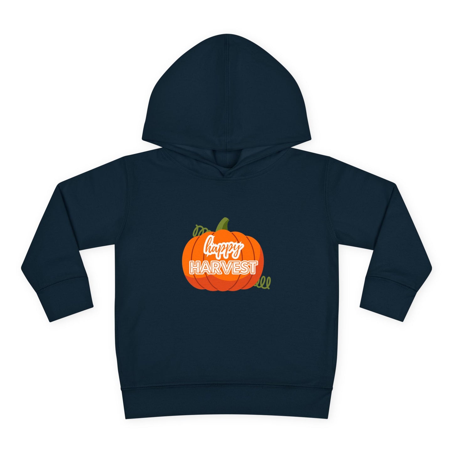 Toddler Happy Harvest Pullover Hoodie, Fall Kids Sweatshirt, Pumpkin Hoodie, Thanksgiving Gift, Cozy Autumn Wear