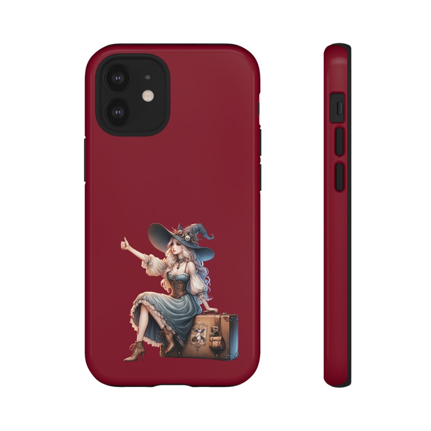 Witchy Phone Case - Magical, Durable - Halloween Gift, Cosplay Accessory, Cute Witch Design