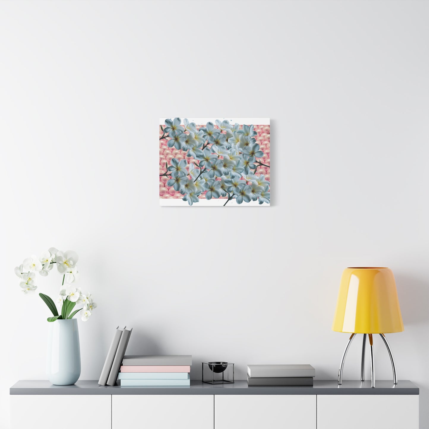Floral Canvas Art Print - Elegant Home Decor, Botanical Wall Art, Gift for Her, Mother's Day Decoration, Vibrant Flower Artwork