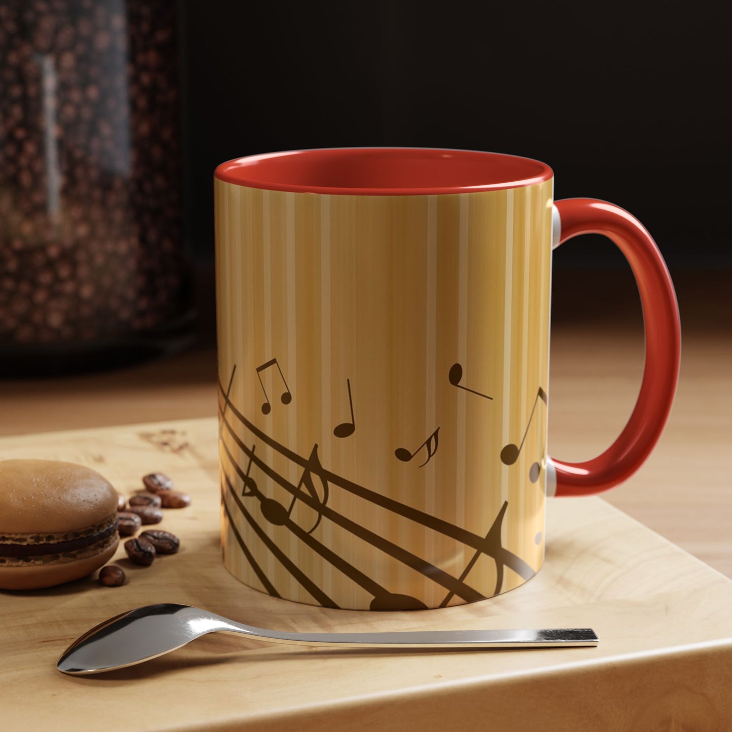 Musical Note Coffee Mug - Perfect Gift for Musicians, Coffee Lovers, Music Teachers, Birthdays, Housewarming