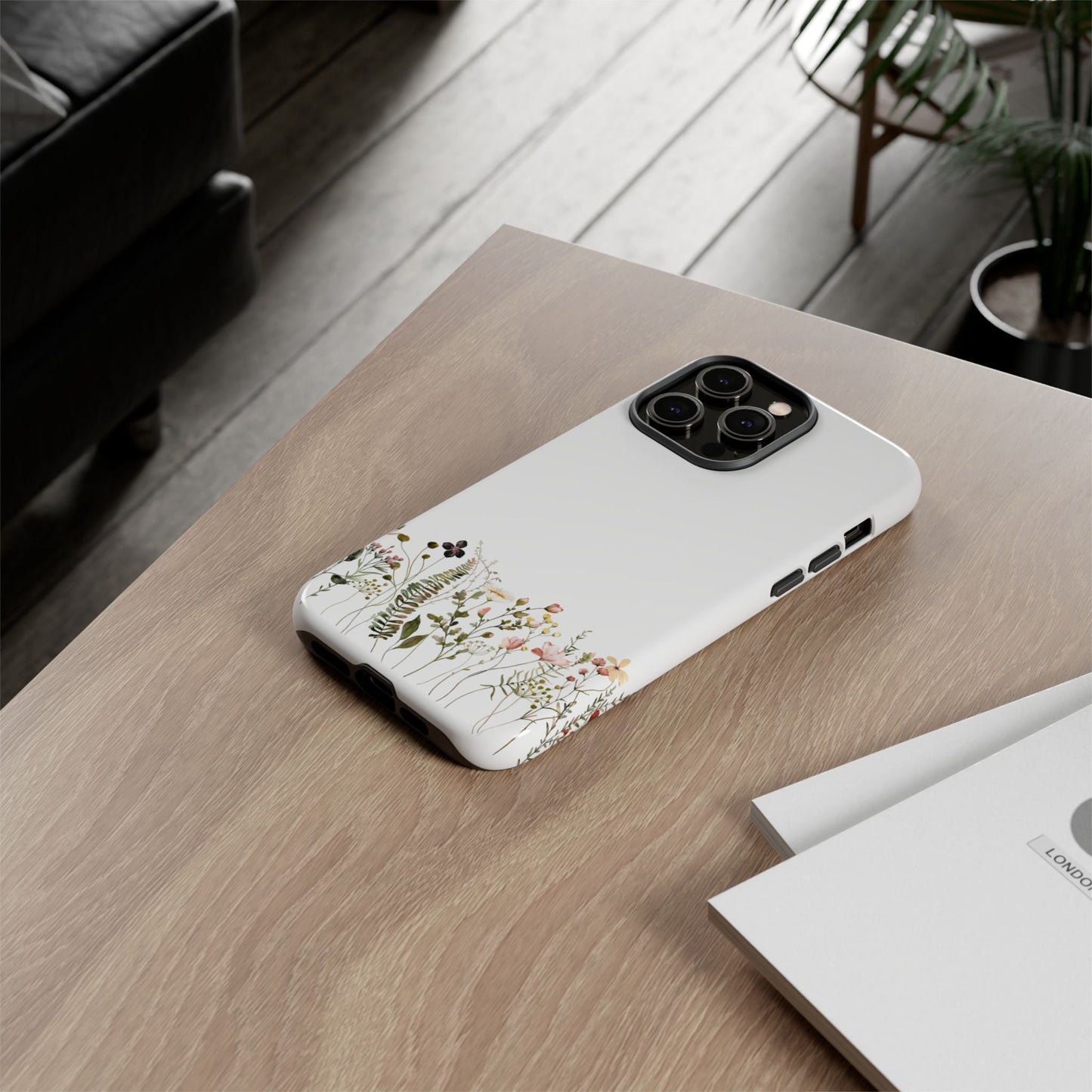 Floral Phone Case - Tough Cases for Nature Lovers, Stylish Floral Design, Phone Protection, Gifts for Her, Eco-Friendly Tech Accessories