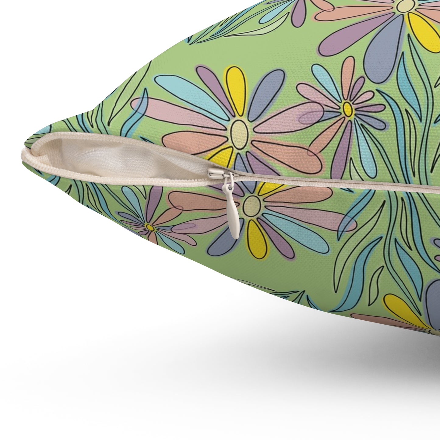 Spun Polyester Square Pillow