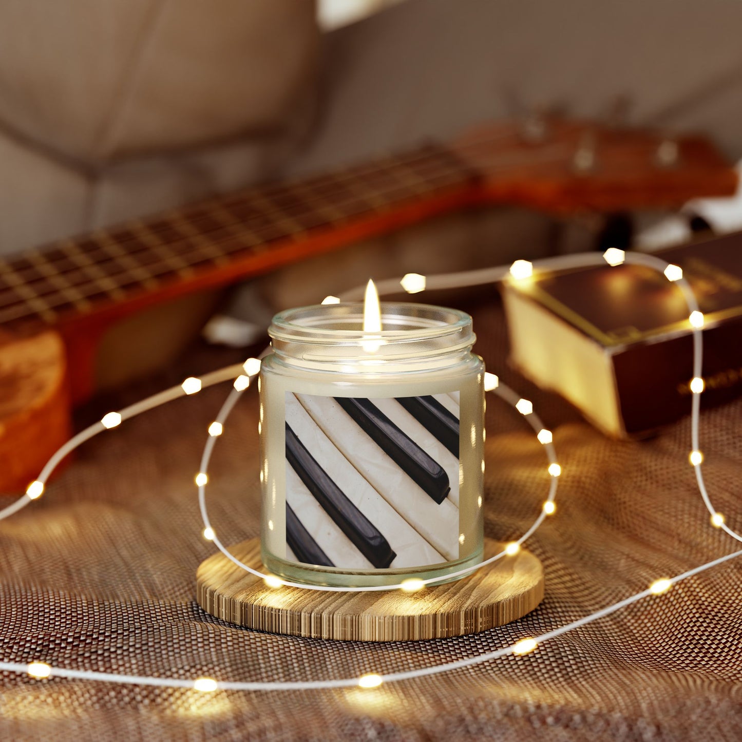 Piano Keys Scented Candles - Aromatic Bliss for Music Lovers, Relaxation, Home Decor, Gift for Musicians, Cozy Atmosphere