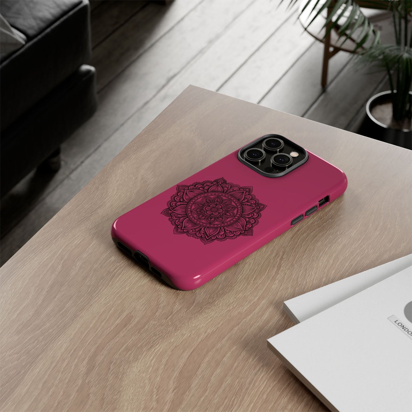 Vibrant Mandala Phone Case, Artistic Protection Cover, Gift for Her, Trendy Accessories, Birthday or Holiday Present