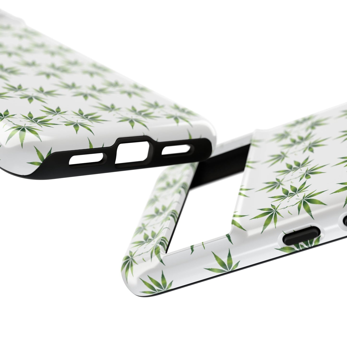 Stylish Phone Case with Cannabis Leaf Design, Durable Phone Cover, Gift for Stoner Friends, Unique Phone Accessory, Nature-Inspired Design