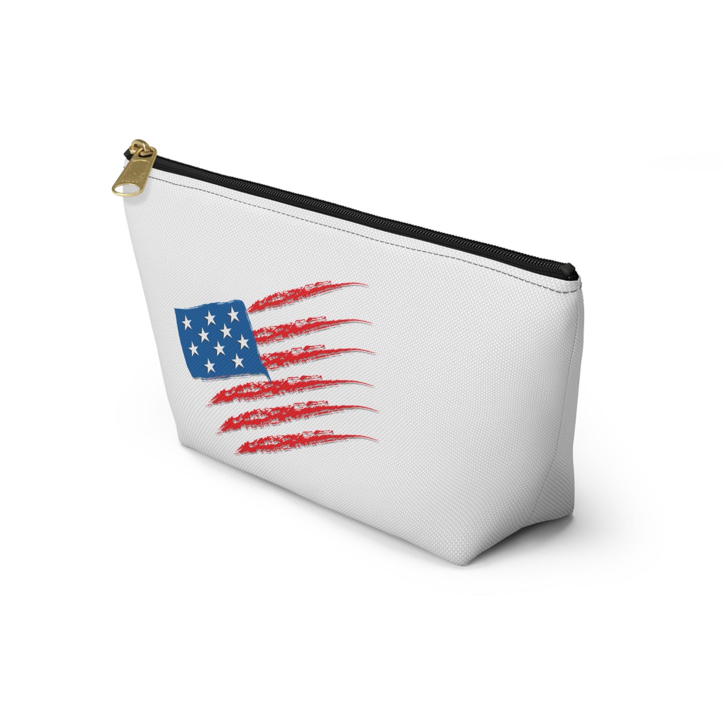 Patriotic Accessory Pouch | USA Flag Design for Everyday Use, Travel, Gifts, 4th of July, Memorial Day, Fun Accessories