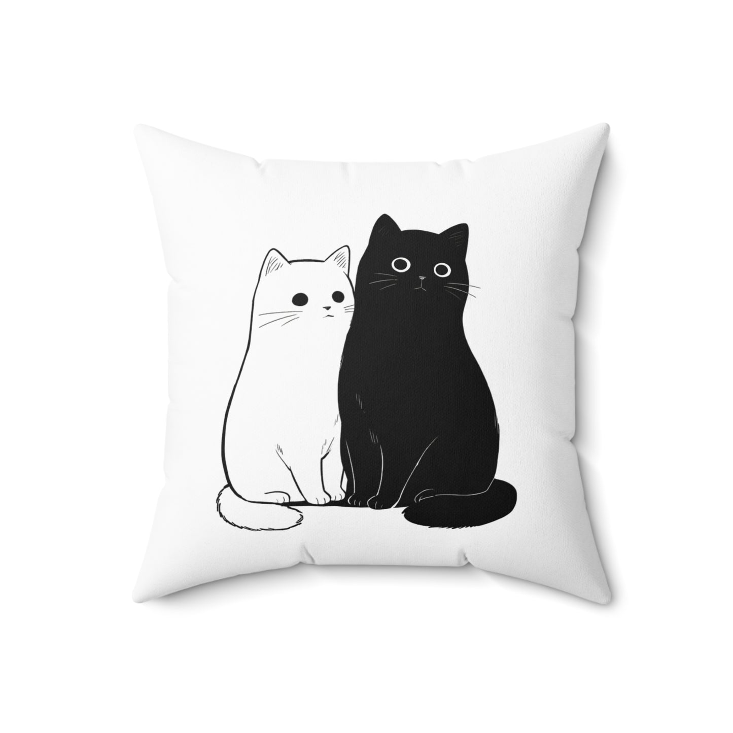 Cute Cat-Themed Decorative Pillow, Throw Pillow for Cat Lovers, Cozy Home Decor, Pet-Themed Gift, Cat Person Gift
