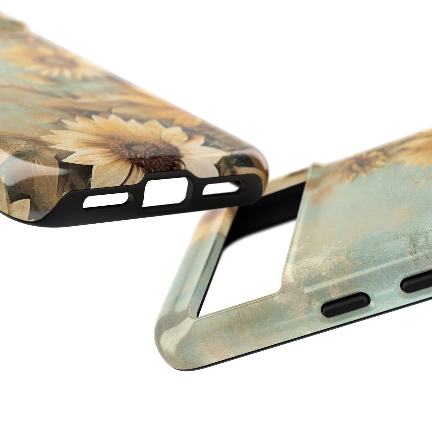 Sunflower Phone Case, Tough Shell Floral Cover, Nature Inspired Gift, Durable Protective Case, Perfect for Spring and Summer