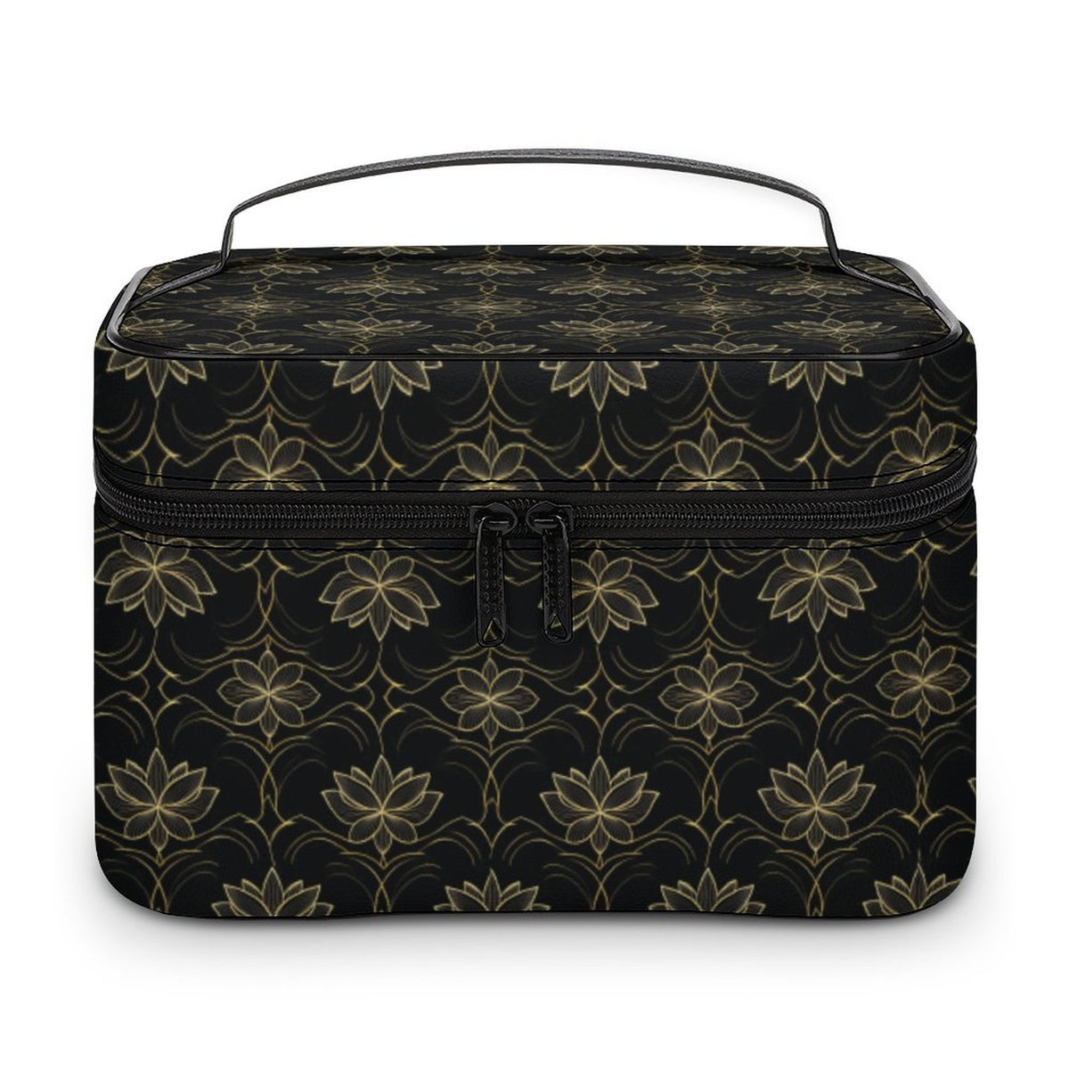 Make-up bag with Lychee pattern PU material
