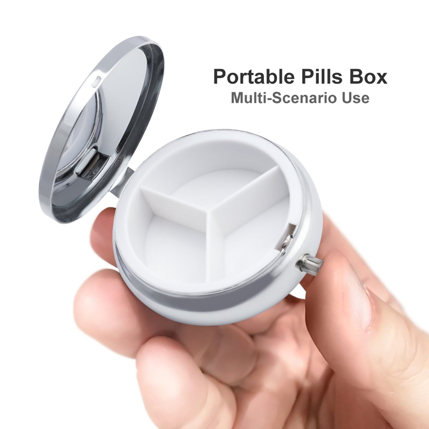 Round Pill Box-1PC