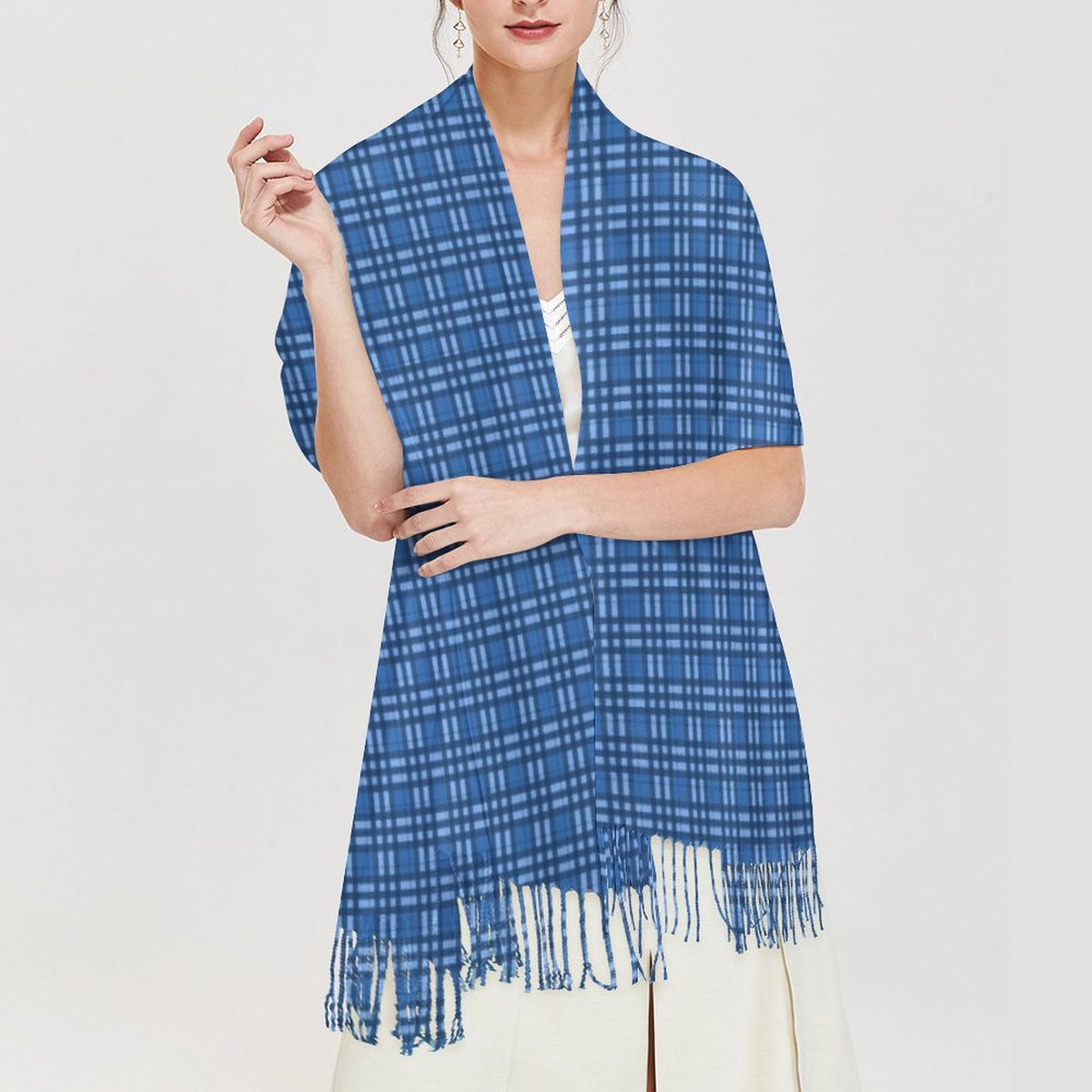 Cashmere-like Tassel Scarf
