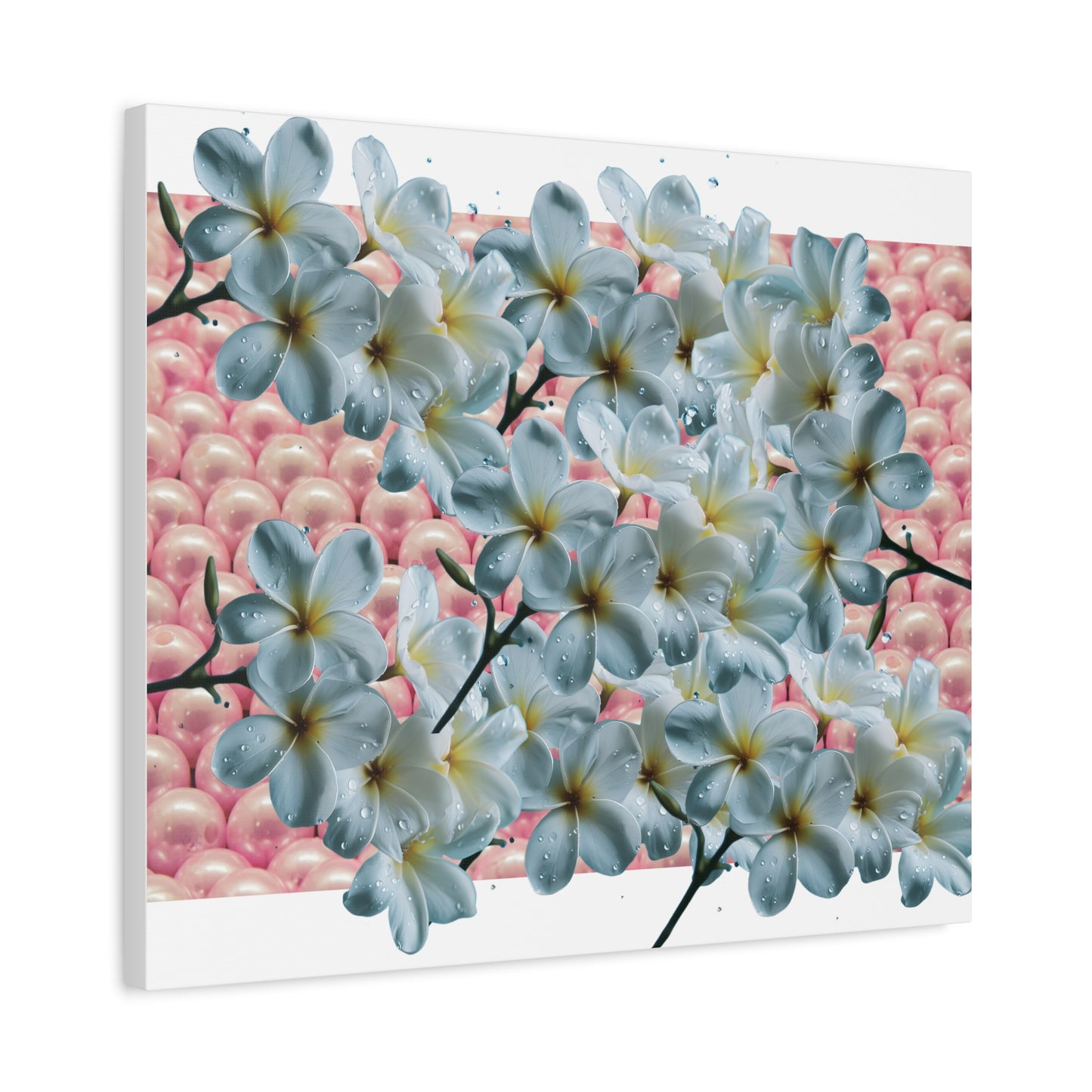 Floral Canvas Art Print - Elegant Home Decor, Botanical Wall Art, Gift for Her, Mother's Day Decoration, Vibrant Flower Artwork