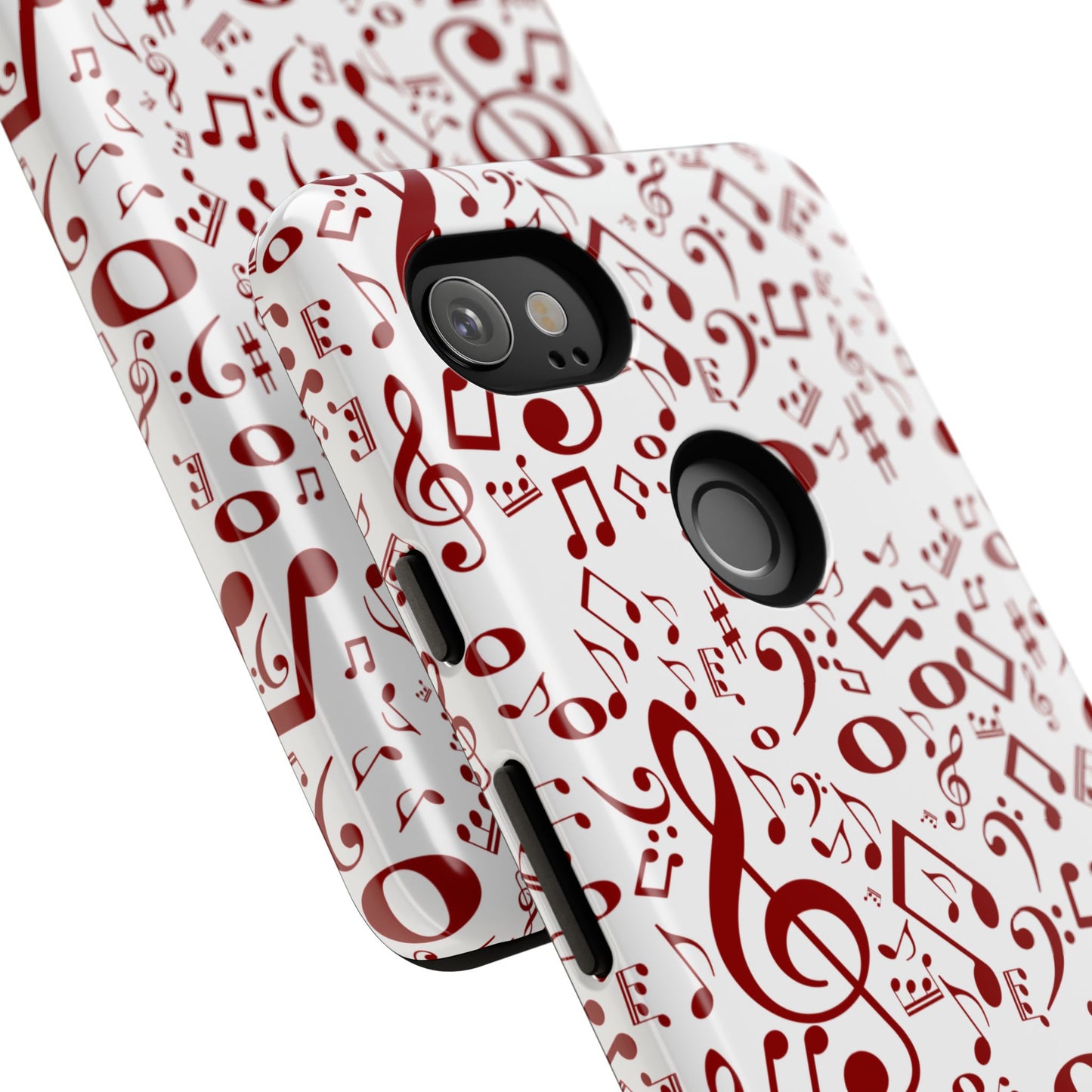Musical Note Phone Case, Tough iPhone Cover, Gift for Musicians, Customizable, Music Lover's Accessory, Durable Phone Protection