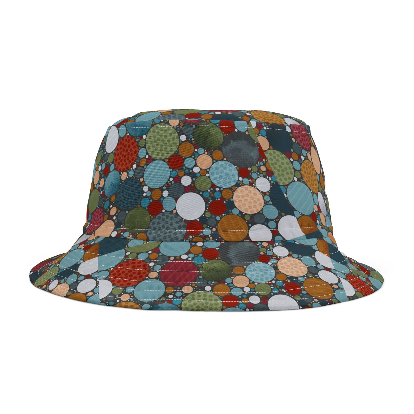 Colorful Polka Dot Bucket Hat, Summer Fashion, Festival Accessory, Beach Hat, Unisex Gift, Vacation Essential