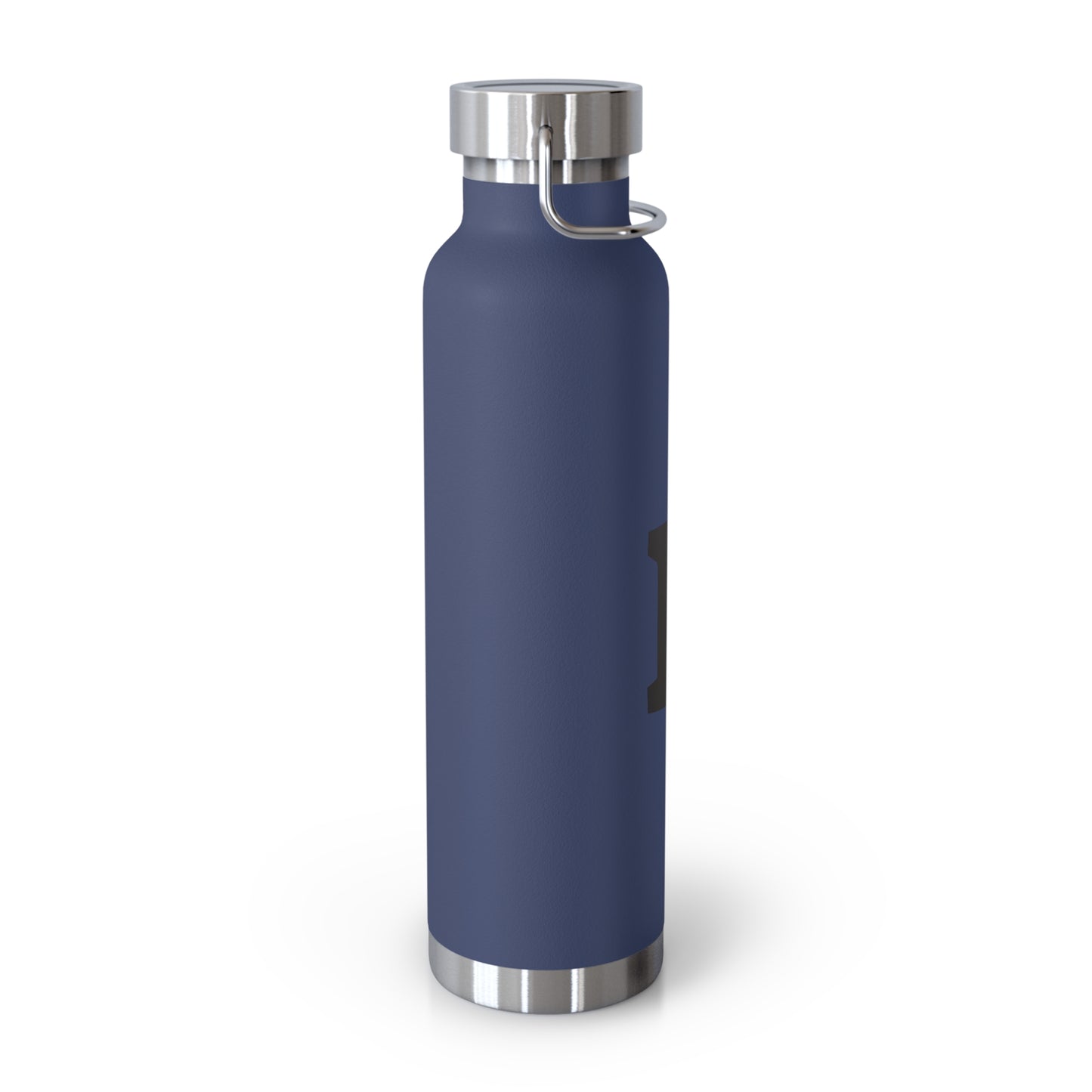 Personalized Copper Insulated Water Bottle, 22oz - "D" Custom Monogram, Travel Mug, Fitness Bottle, Hydration Gift, Eco-Friendly