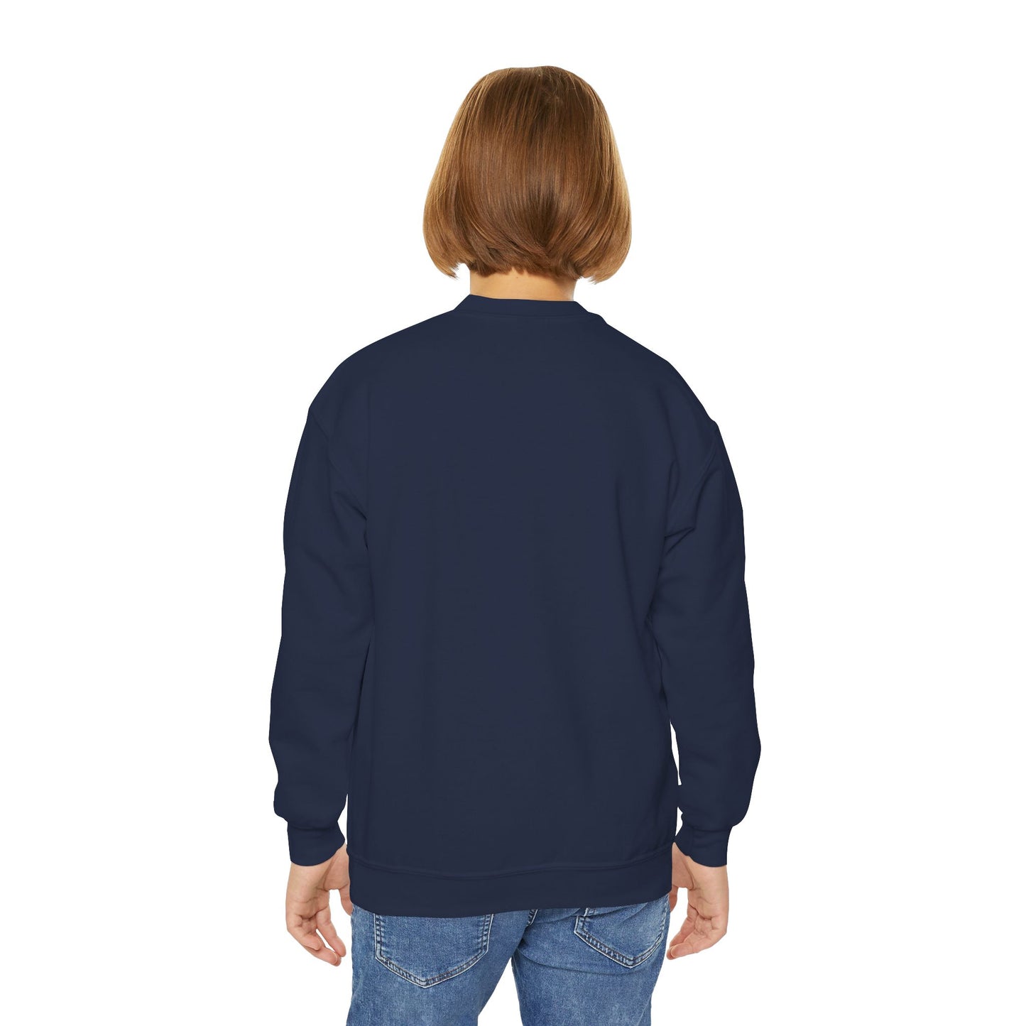 Cool Tiger Youth Crewneck Sweatshirt, Cute Animal Apparel, Teen Style, Gift for Kids, Casual Wear