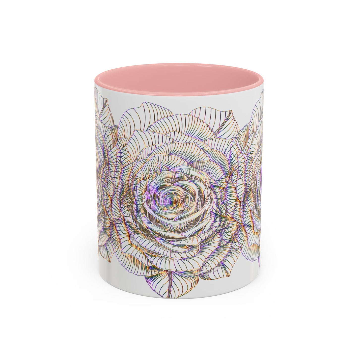 Holographic Floral Coffee Mug - Perfect Gift for Plant Lovers, Home Decor, Tea & Coffee Lovers, Mother's Day, Birthdays