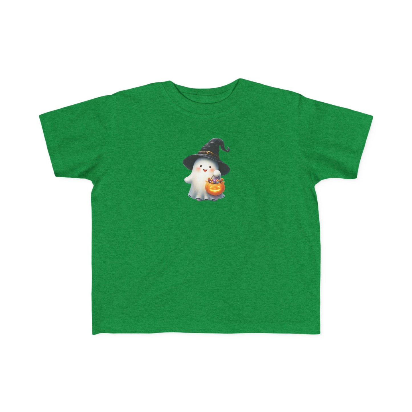 Adorable Halloween Toddler Tee, Cute Ghost Design, Kids Halloween Outfit, Witch Hat Shirt, Toddler Costume Top
