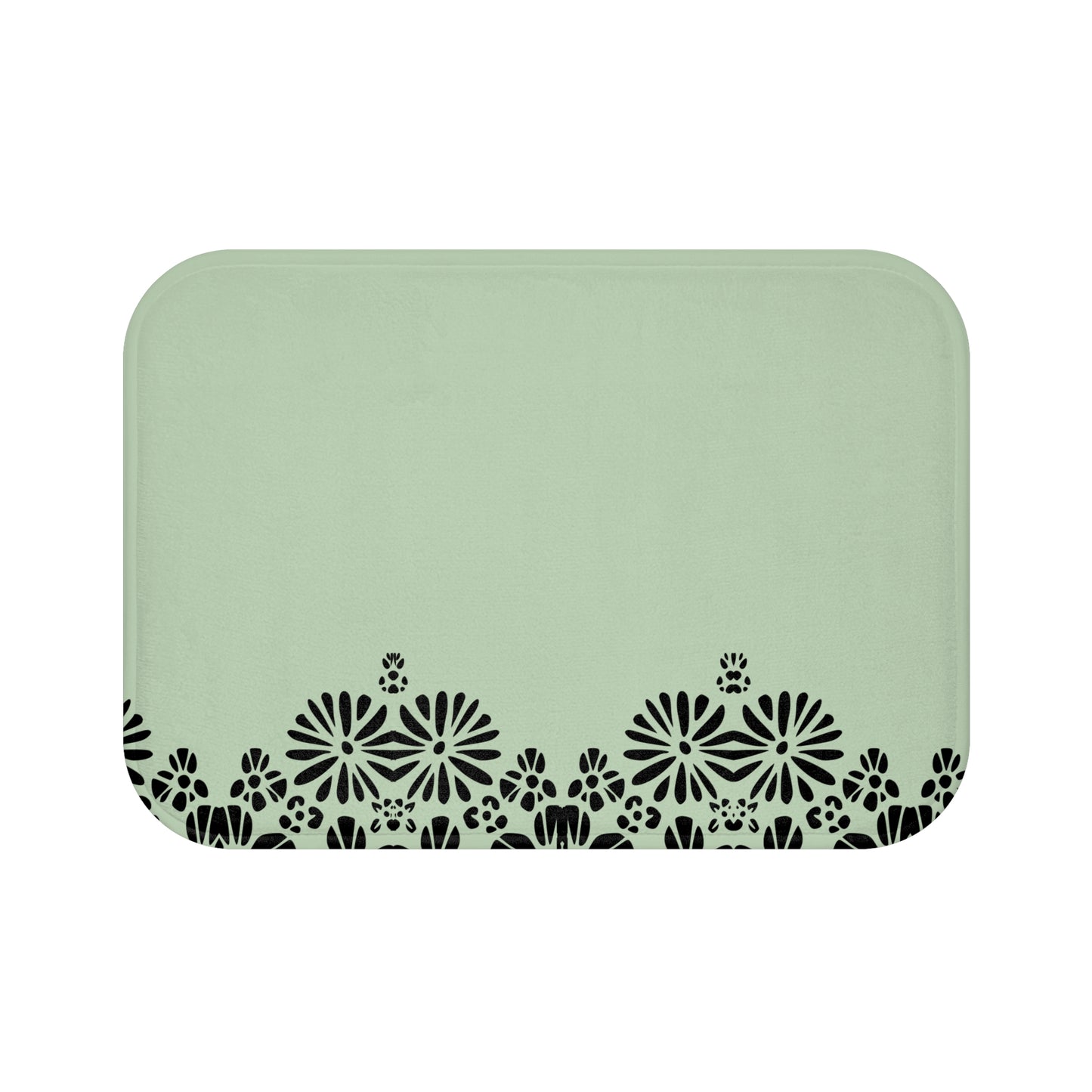 Floral Elegance Bath Mat - Chic Bathroom Decor, Home Spa Essentials, Gift for Her, Modern Design, Cozy Comfort