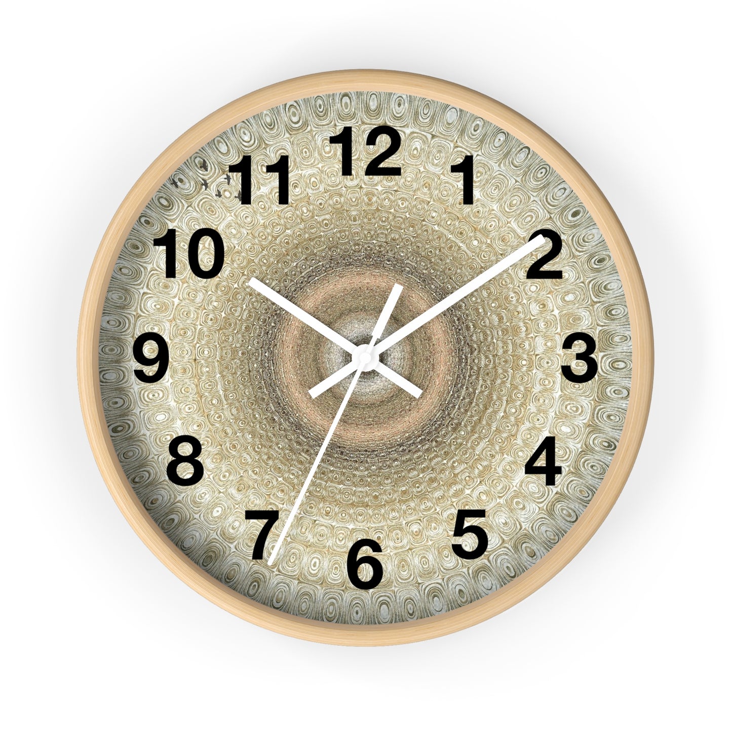 Elegant Textured Wall Clock, Modern Home Decor, Unique Gift for Housewarming, Minimalist Style, Timeless Design, Wall Art