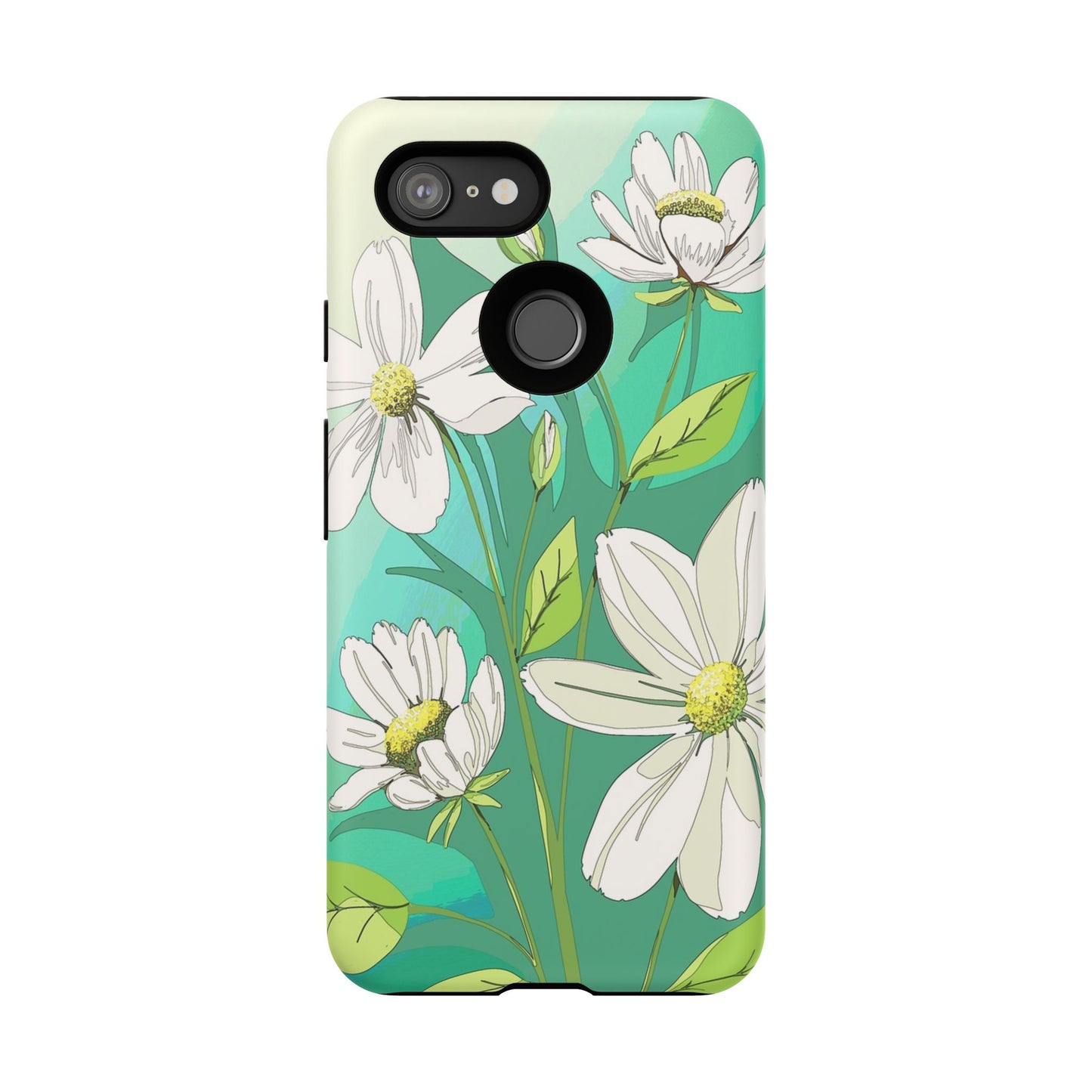 Floral Phone Case, Tough Cases, Flower Design, Nature Inspired, Eco-Friendly Cover, Unique Gift for Her, Spring Accessories