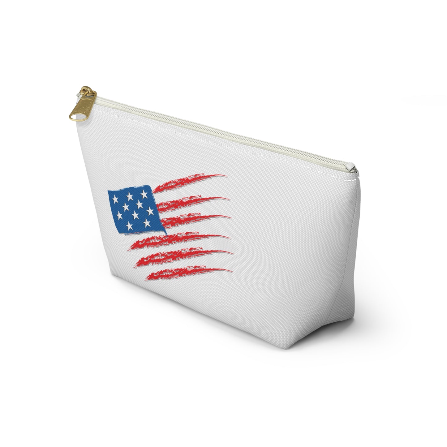 Patriotic Accessory Pouch | USA Flag Design for Everyday Use, Travel, Gifts, 4th of July, Memorial Day, Fun Accessories