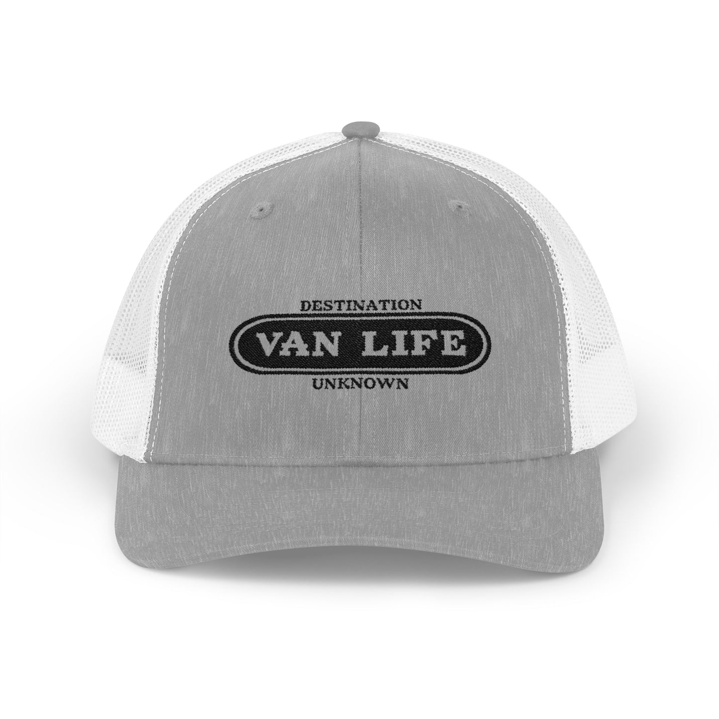 Van Life Snapback Trucker Cap, Adventure Hat, Travel Gift, Bohemian Style Cap, Outdoor Lifestyle Gear, Vacation Ready Accessory