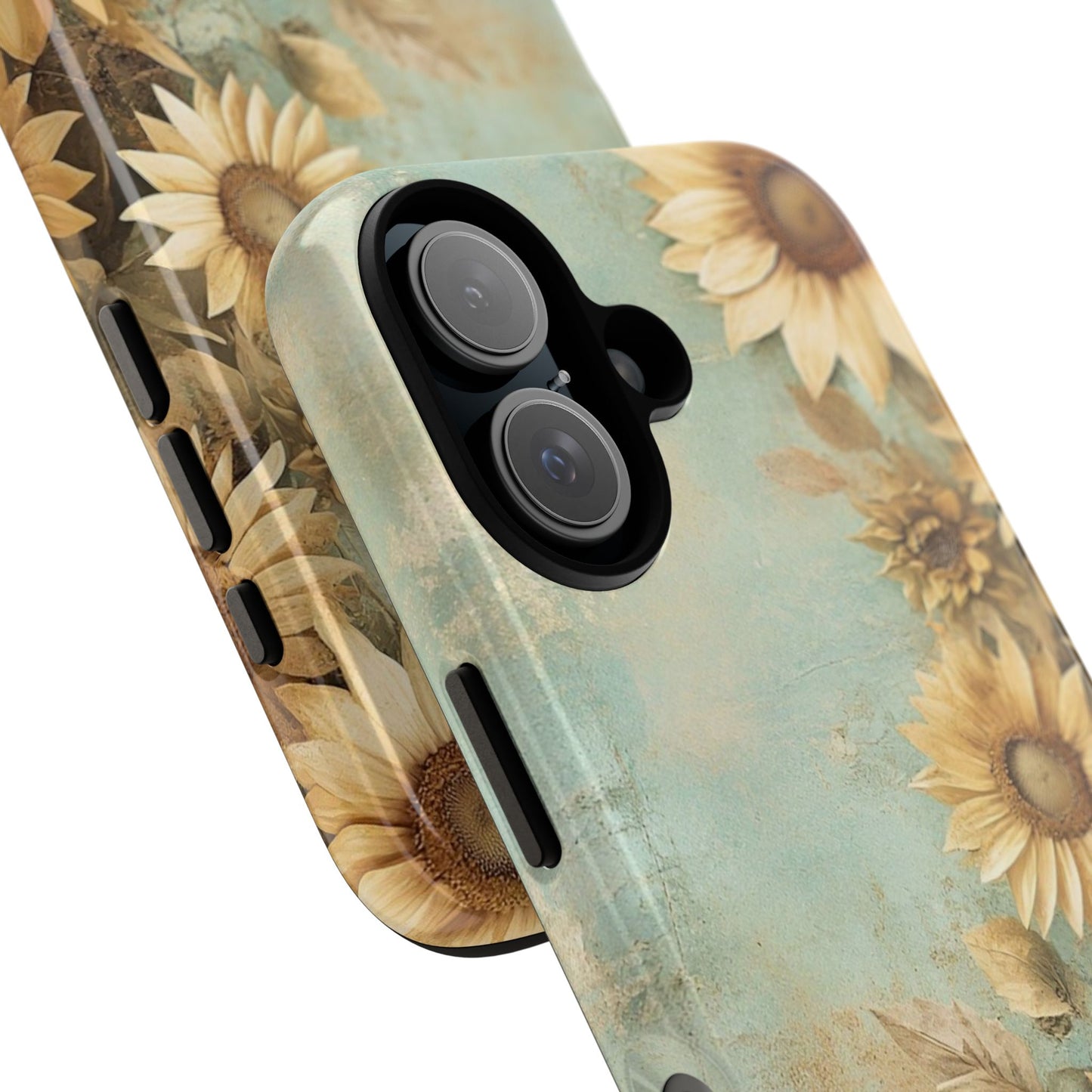 Sunflower Phone Case, Tough Shell Floral Cover, Nature Inspired Gift, Durable Protective Case, Perfect for Spring and Summer