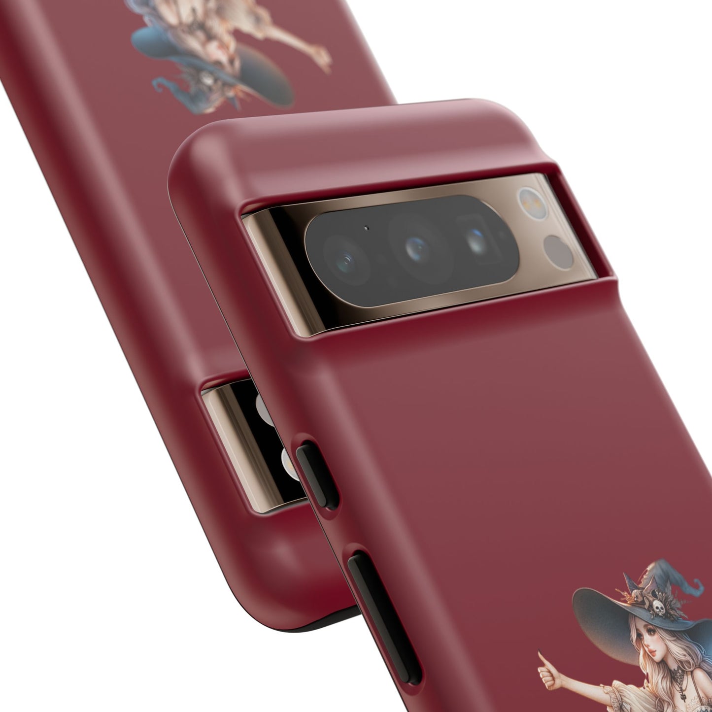 Witchy Phone Case - Magical, Durable - Halloween Gift, Cosplay Accessory, Cute Witch Design