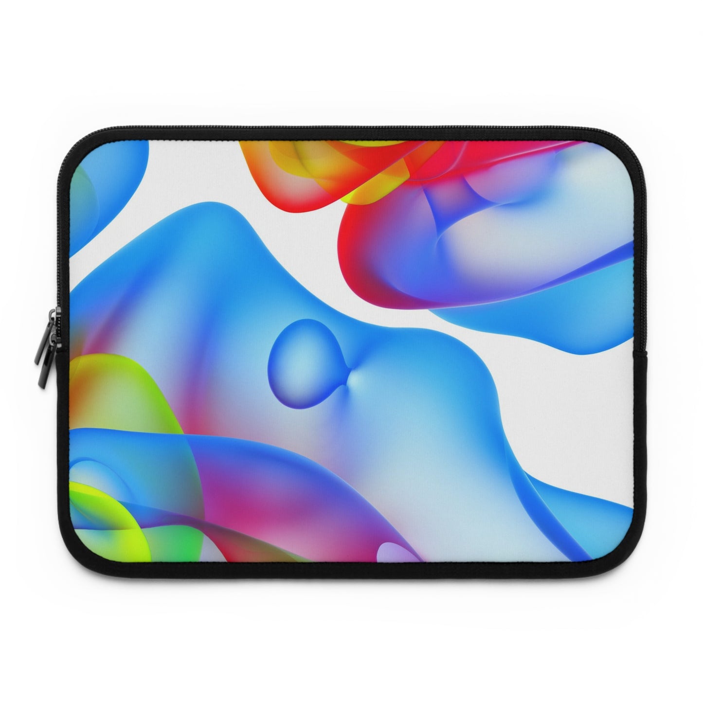 Colorful Abstract Laptop Sleeve, Artistic Tech Accessory, Waterproof Case, Gift for Students, Vibrant Computer Case