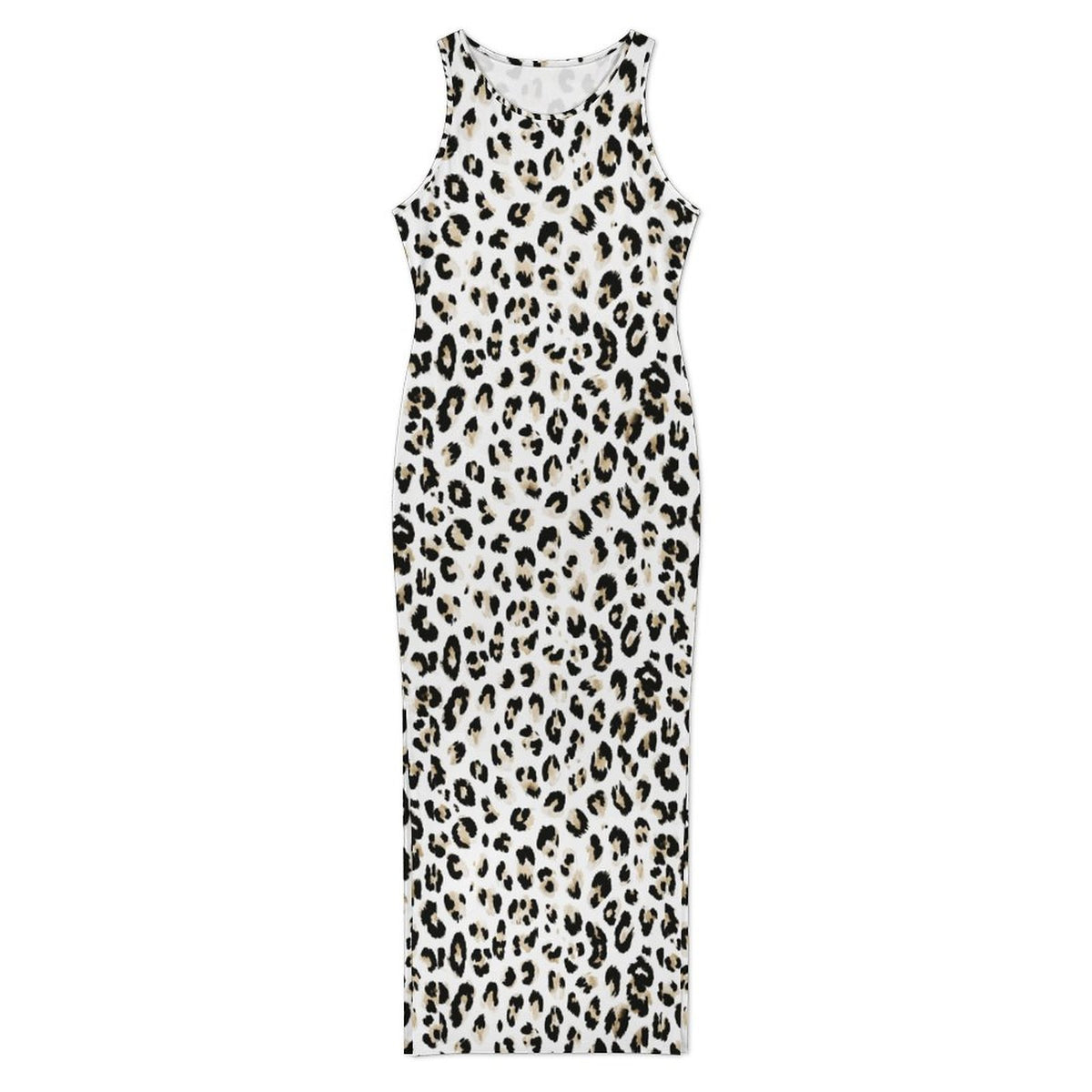 Slit Fitted Camisole Cheongsam