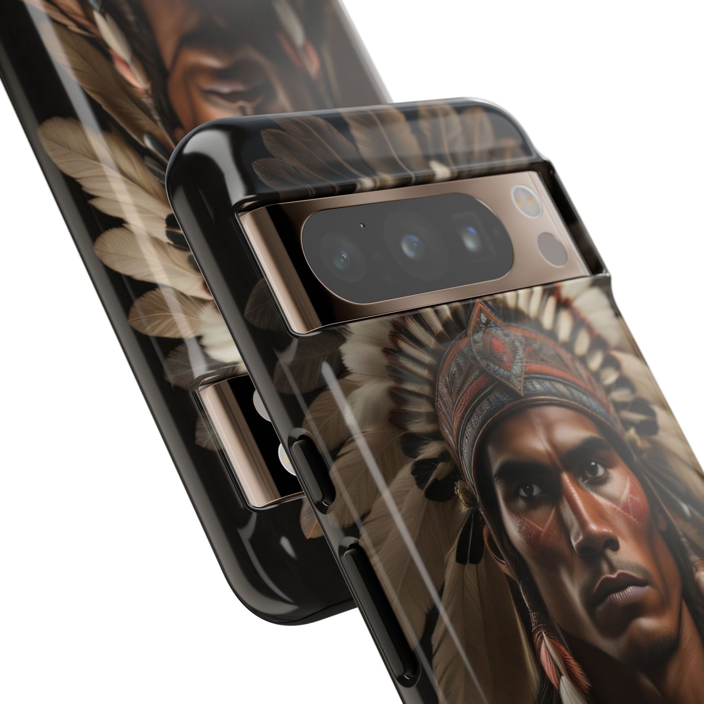 Native American Art Phone Case, Strong Culture Design, Unique Gift for Him or Her, Tough Cases, Customizable Protector, Tribal Style