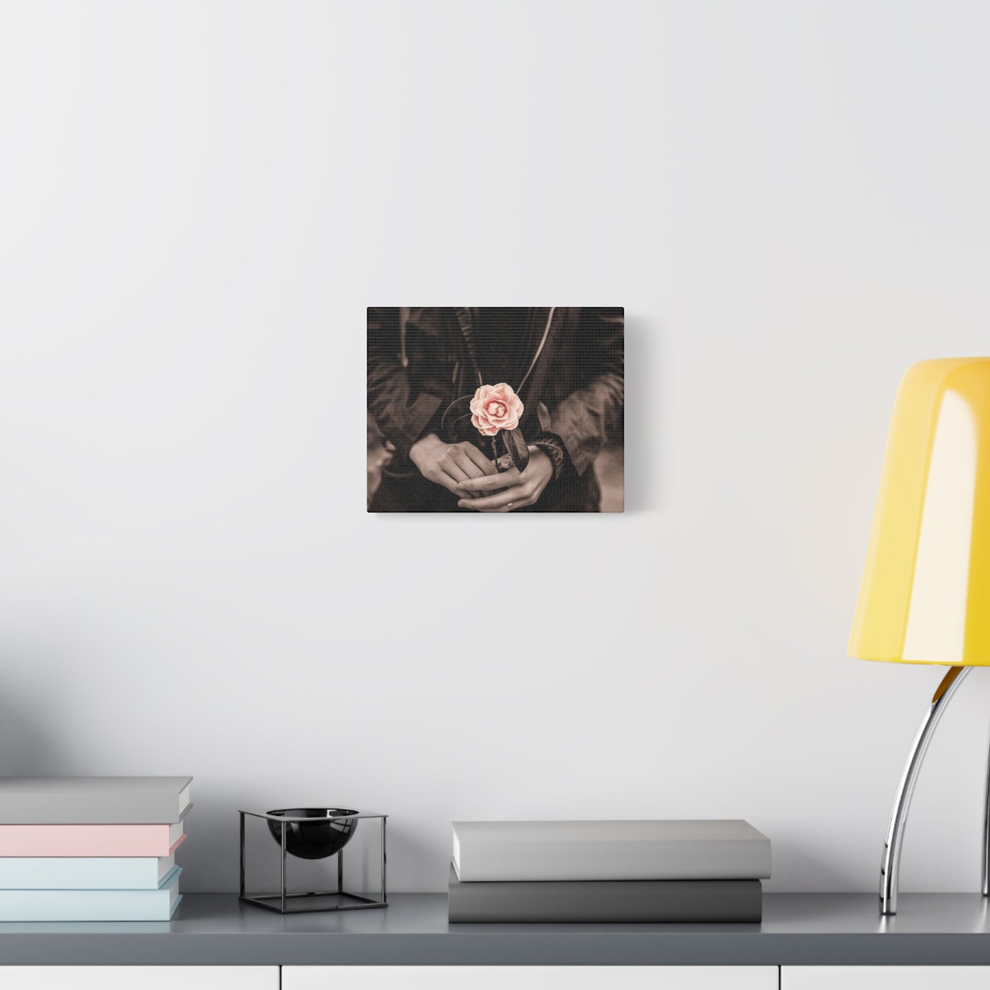 Floral Art Canvas Wall Decor, Modern Home Accent, Gift for Her, Office Decor, Inspirational Artwork