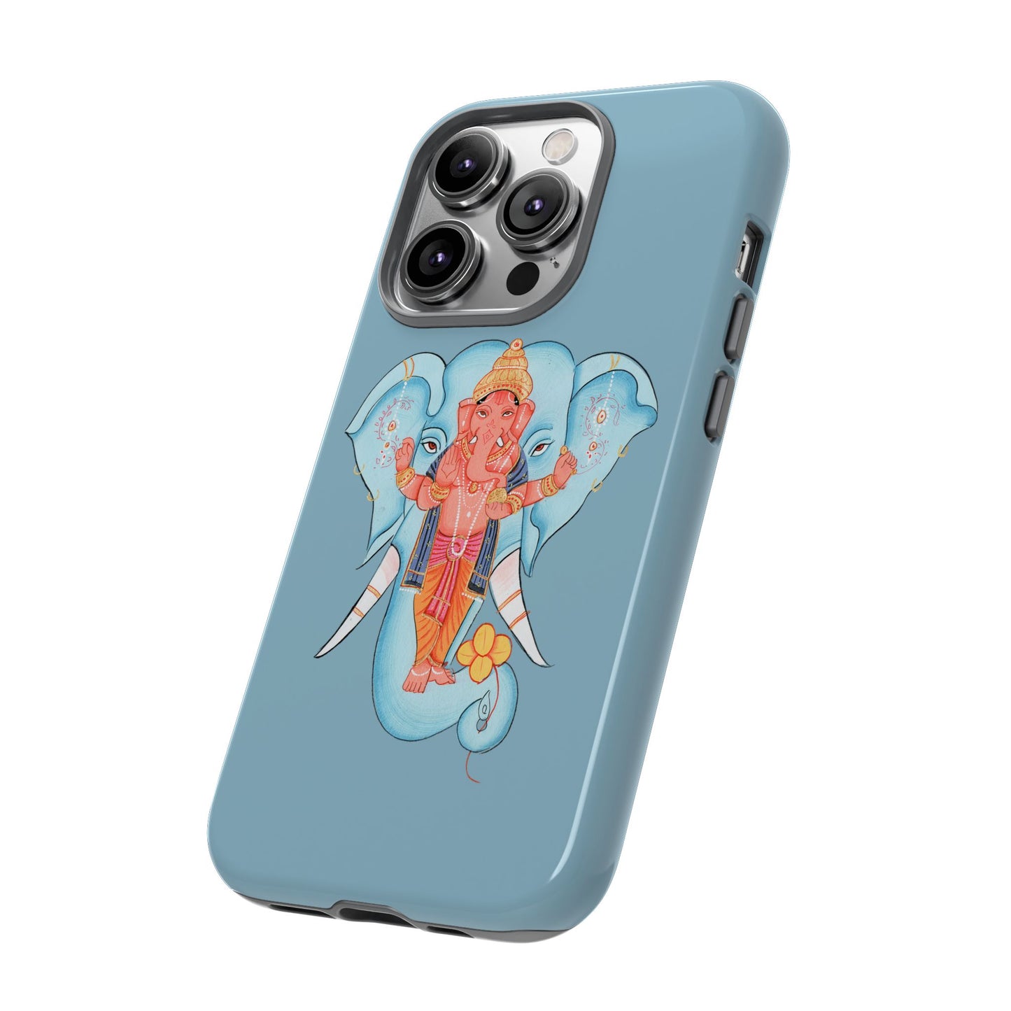 Tough Cases: Ganesh-Inspired Phone Case, Bohemian Phone Cover, Hindu Art Accessory, Festival Gift, Protective Phone Shell