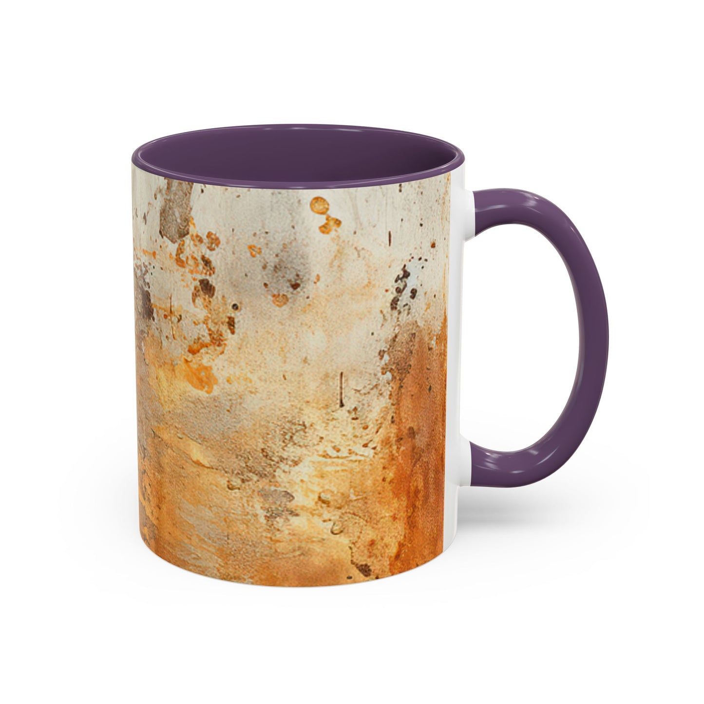 Rustic Accent Coffee Mug, Unique Artistic Mug