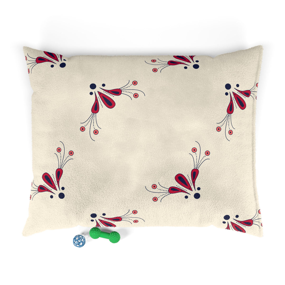 Cozy Floral Pet Bed, Stylish Dog Bed, Cat Bed, Soft Pet Cushion, Decorative Pet Decor