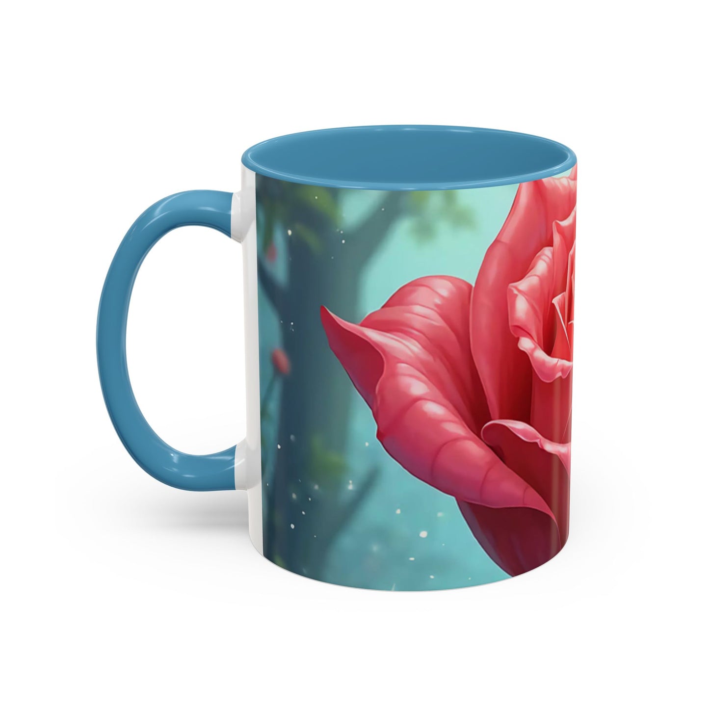 Elegant Rose Coffee Mug for Floral Lovers, Perfect Gift for Mother’s Day, Birthday, Home Decor, Garden Enthusiasts, Art Collectors