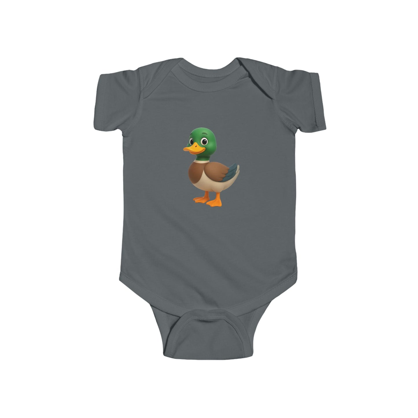 Cute Duck Infant Bodysuit, Baby Shower Gift, Toddler Clothing, Spring Outfits, Eco-Friendly Baby Wear, Animal Lover Apparel