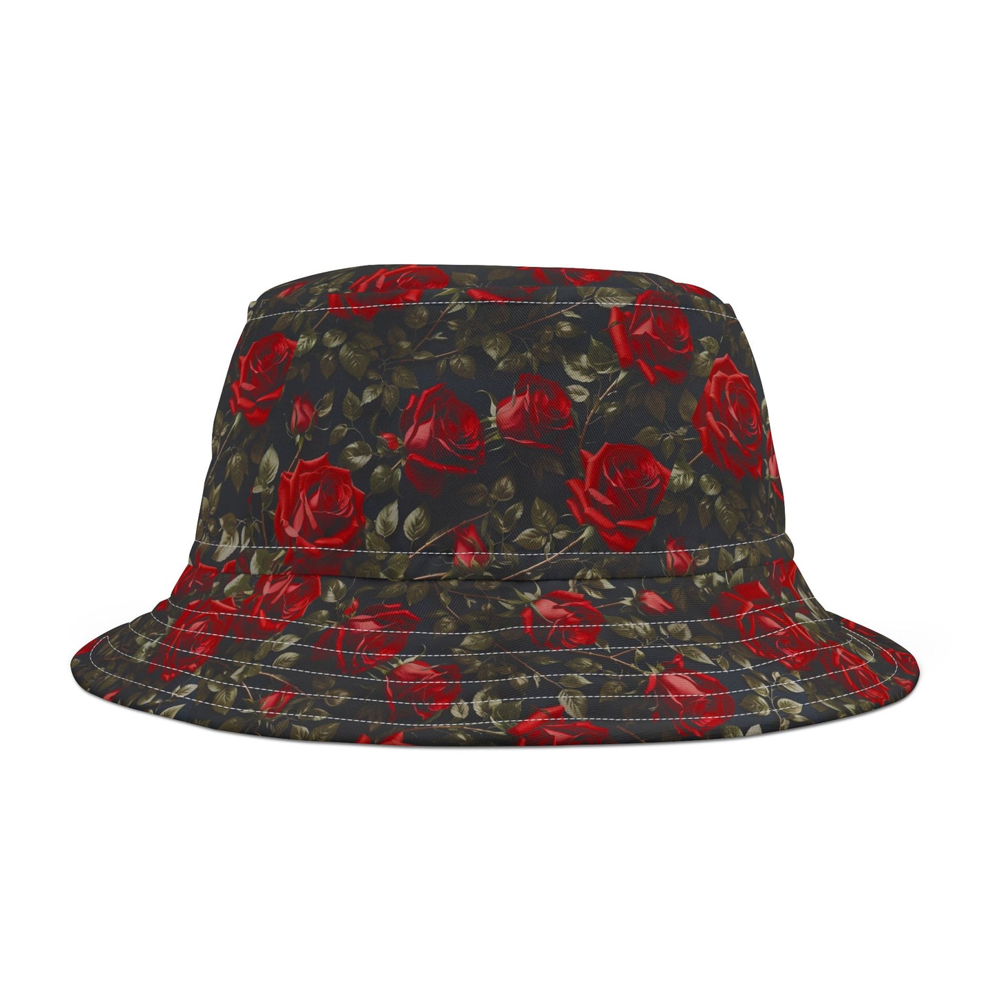 Rose Print Bucket Hat, Floral Bucket Hat, Trendy Summer Hat, Gift for Her, Boho Style Accessory