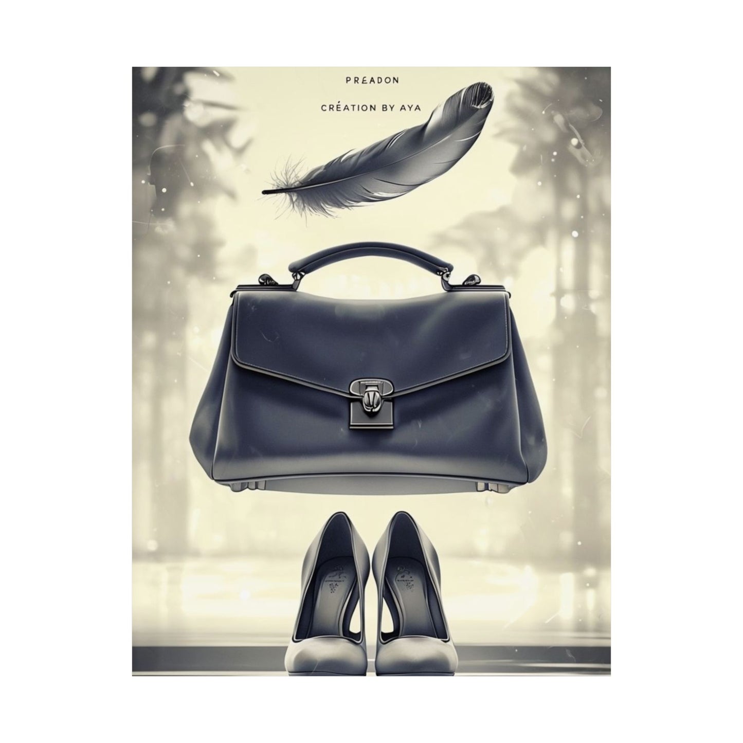 Fashion Poster, Stylish Wall Art for Glam , Modern Home Decor