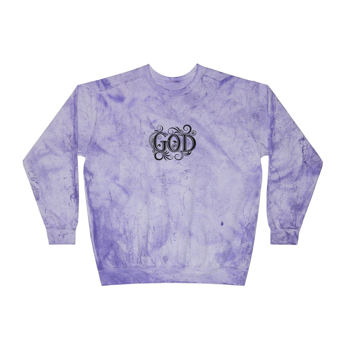 Colorful Inspirational Crewneck Sweatshirt, Unisex Sweatshirt, God Sweatshirt, Casual Wear, Color Blast, Birthday Gift, Spiritual Gift