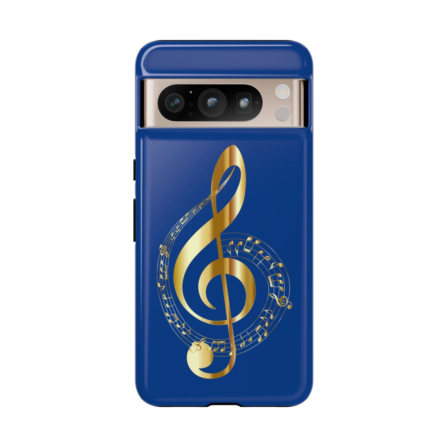 Tough Cases Blue and Gold Musical Note