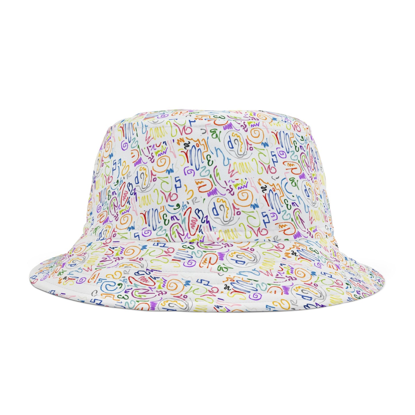 Colorful Bucket Hat for Summer, Floral Pattern Sun Hat, Trendy Accessories, Beachwear, Festival Gear, Gift Idea