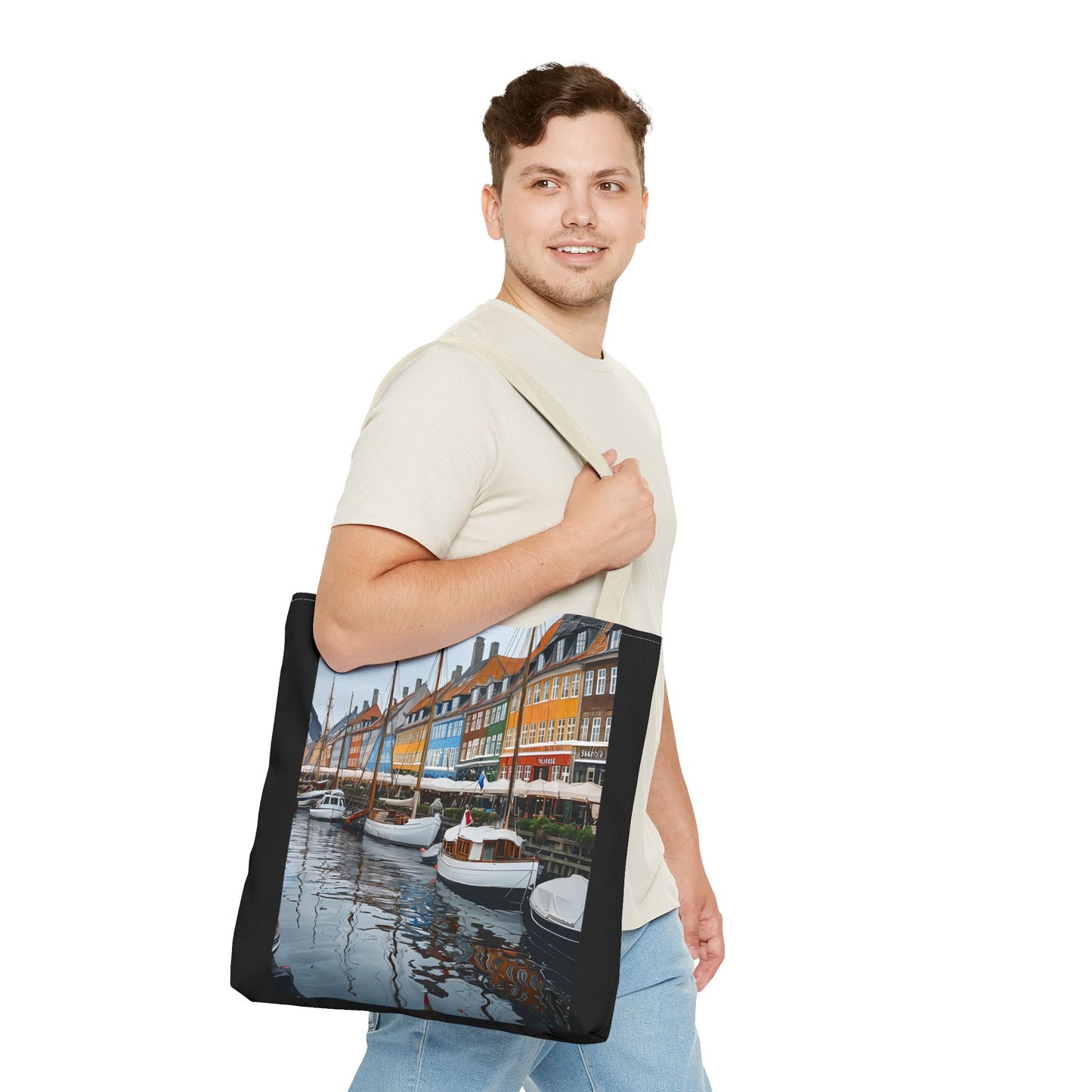 Charming Waterfront Tote Bag | Travel, Shopping,