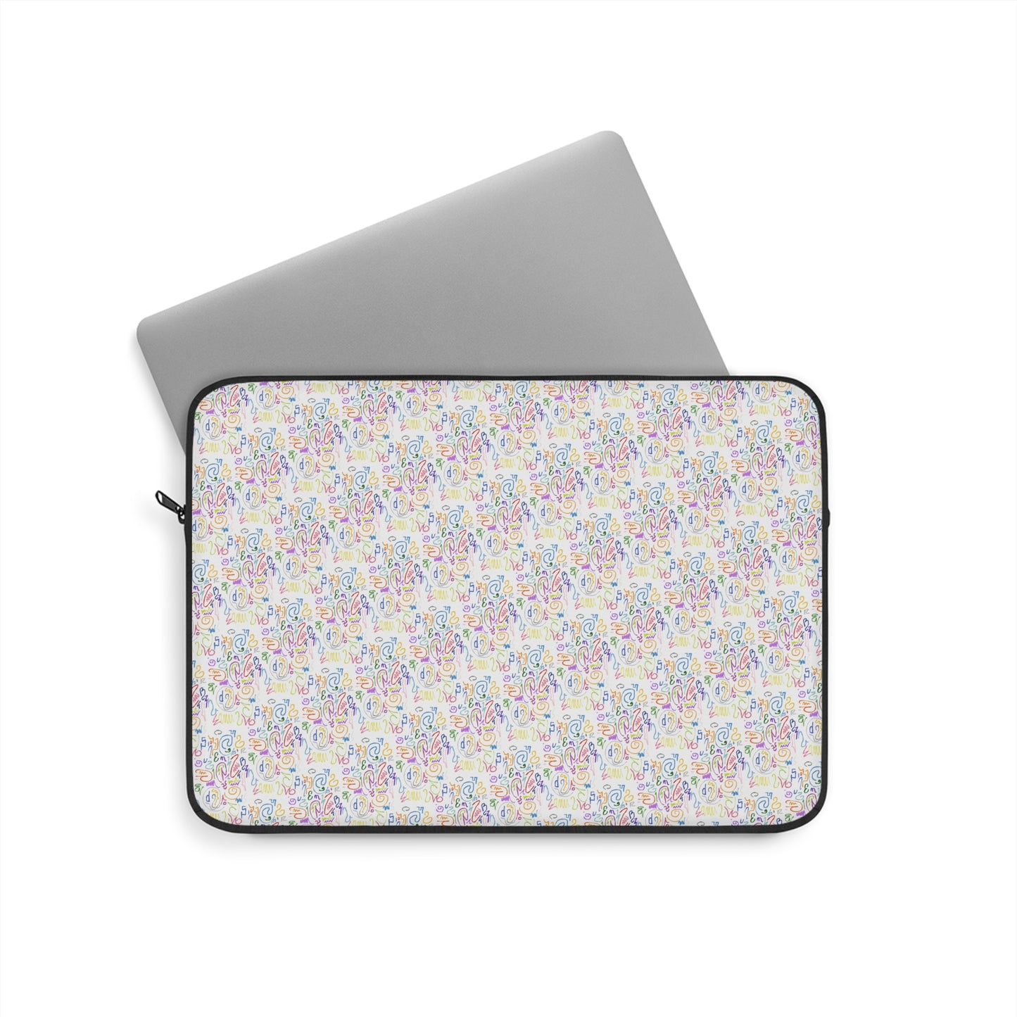 Colorful Patterned Laptop Sleeve - Stylish Tech Accessory for Students, Professionals, Gifts, Work, School, Travel