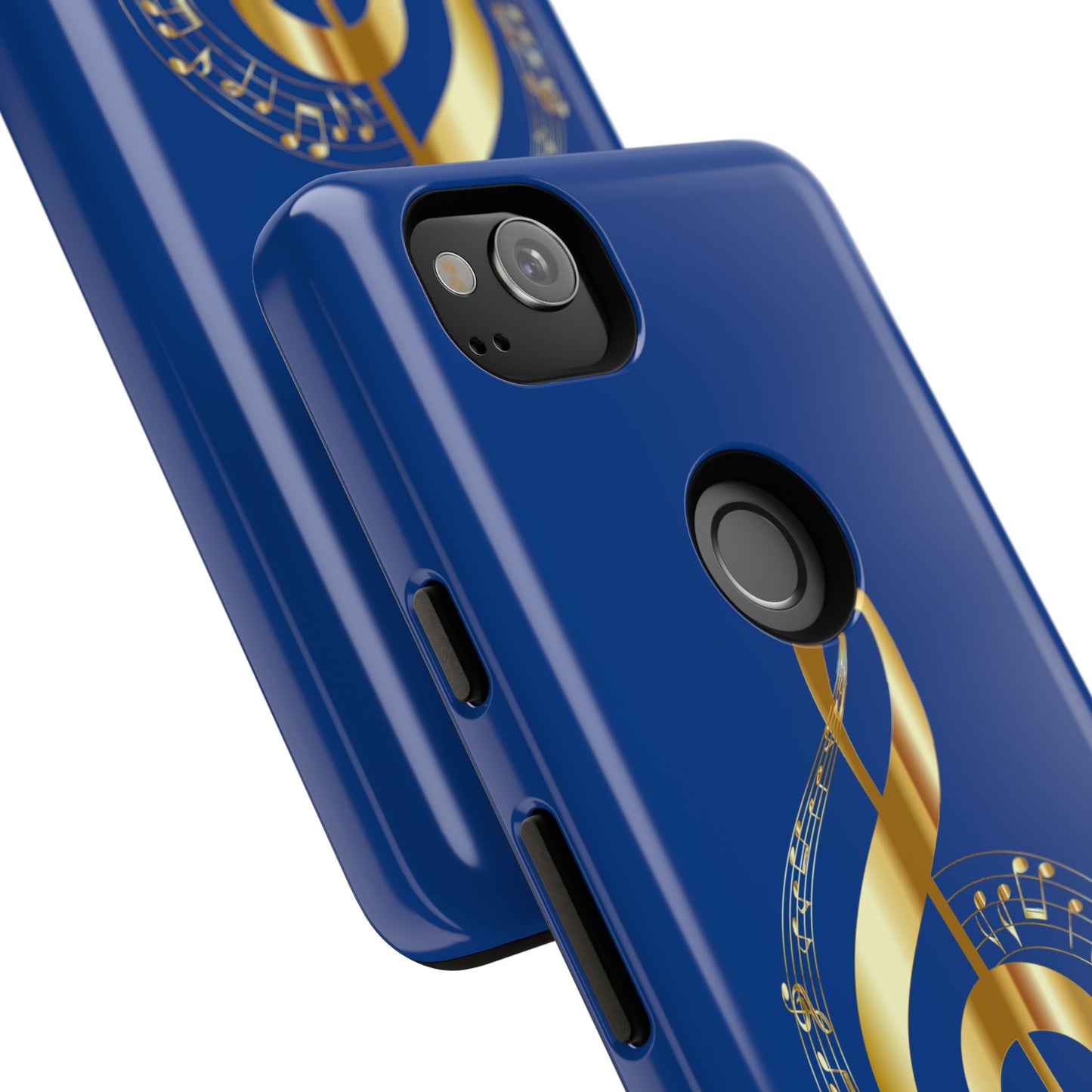 Tough Cases Blue and Gold Musical Note